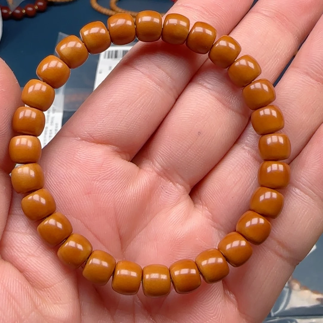 橄榄核手串核尖极限弧尺寸7.9老挝带三花福利