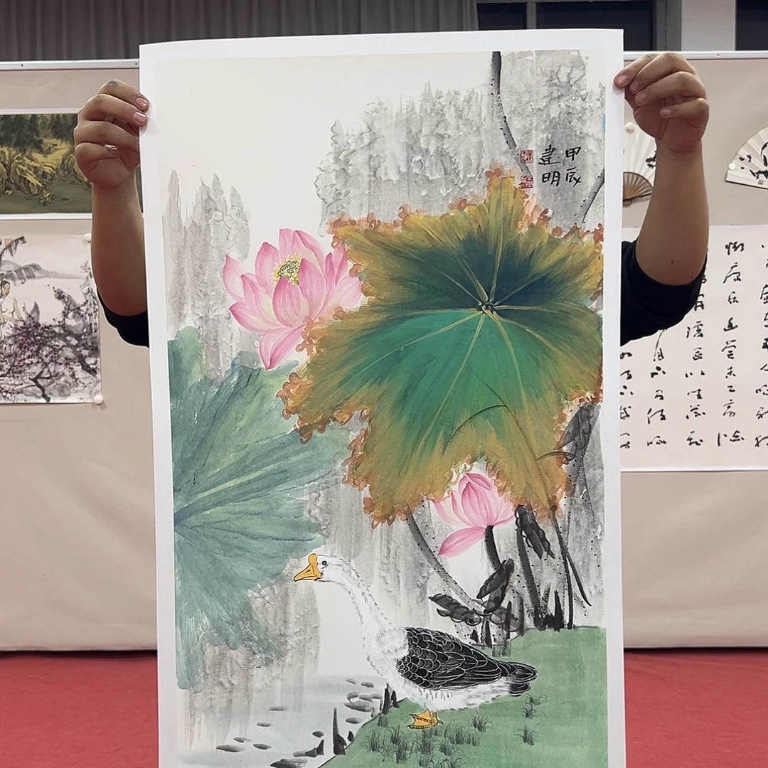 国画童建明老师艺术精品