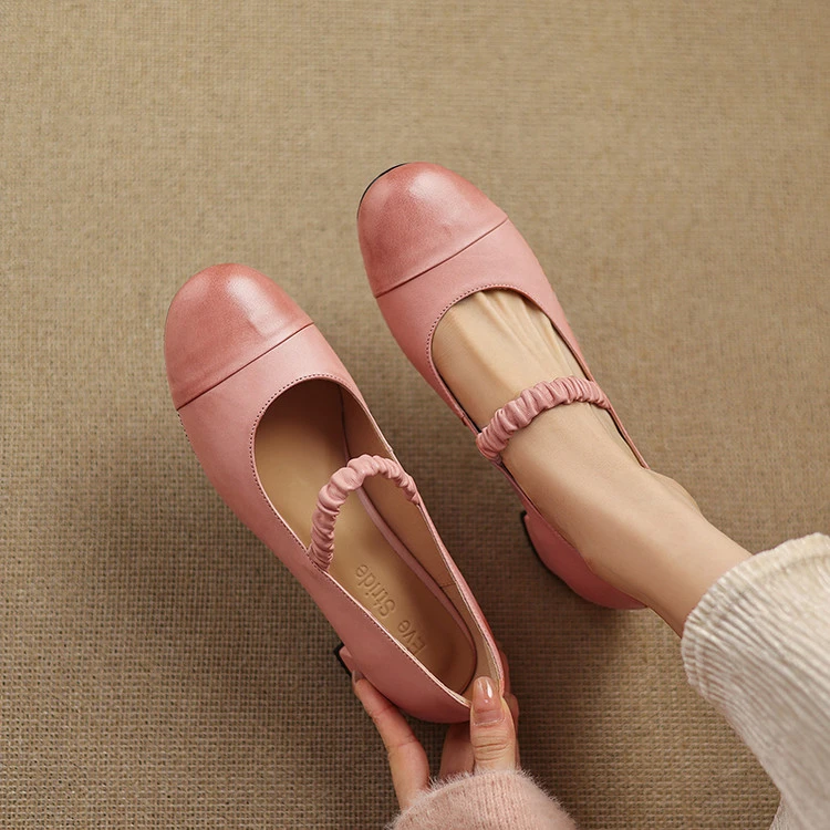 浅口玛丽珍单鞋|34-40|3.5cm|春季复古风女单鞋浅口软底百搭皮鞋