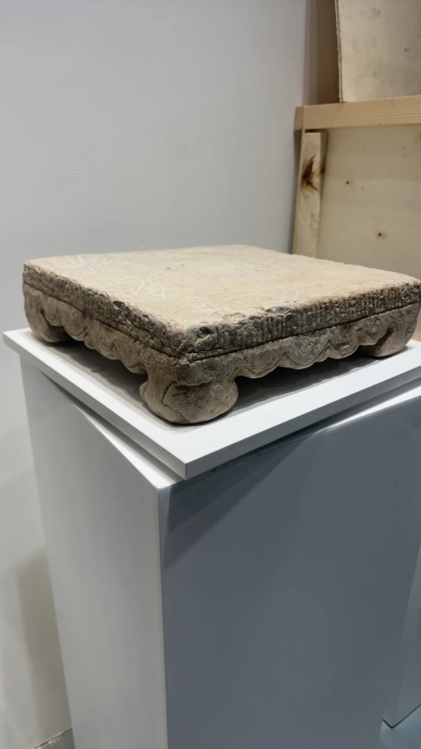 孤品石桌庭院摆件