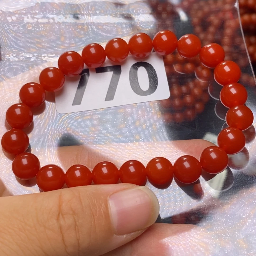 小***玥南红玛瑙未镶嵌手链