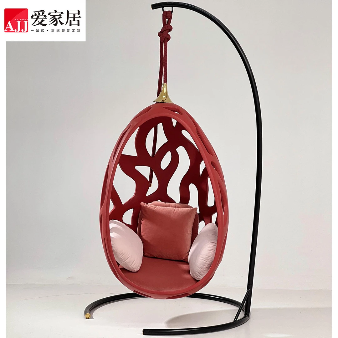 爱家居休闲鸟巢吊椅 意式轻奢创意吊篮 单人秋千摇篮椅 LV-007