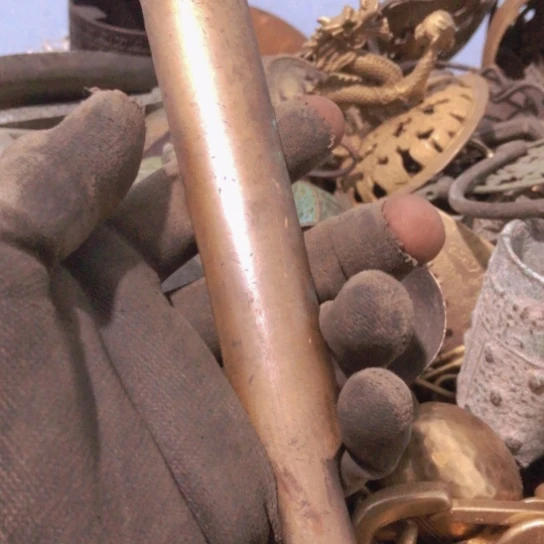 圆***子闪电购铜摆件工艺品