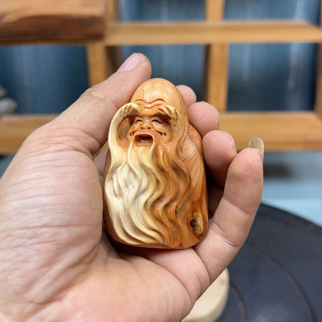 木玙*崖柏木摆件手把件