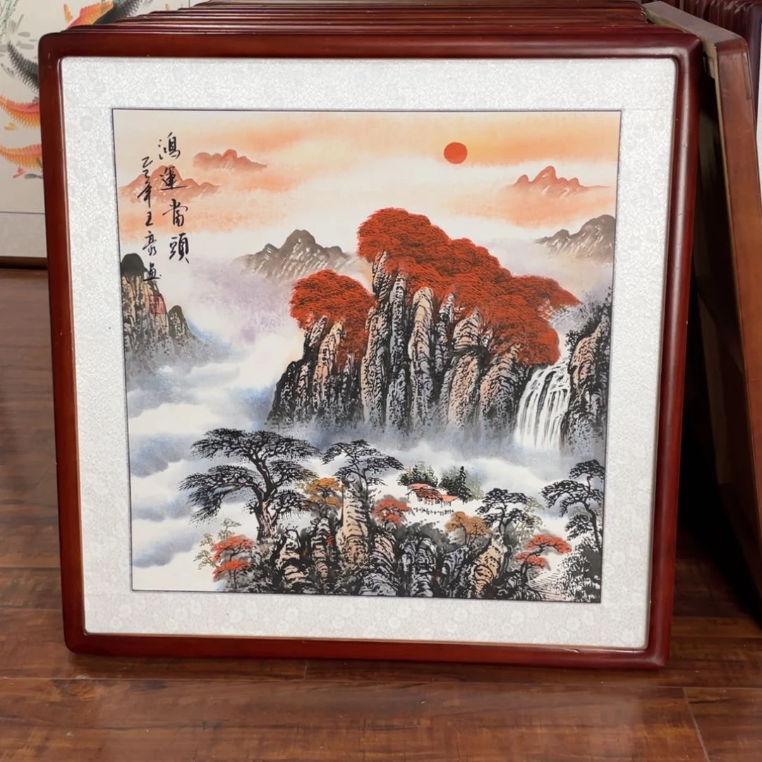 国画带框尺寸63*63厘米