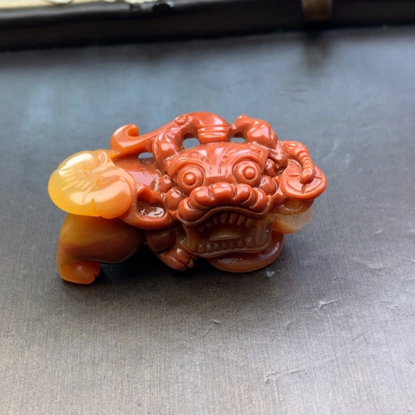 【闪购商品】石英质玉（黄龙玉）未镶嵌颈饰谢*