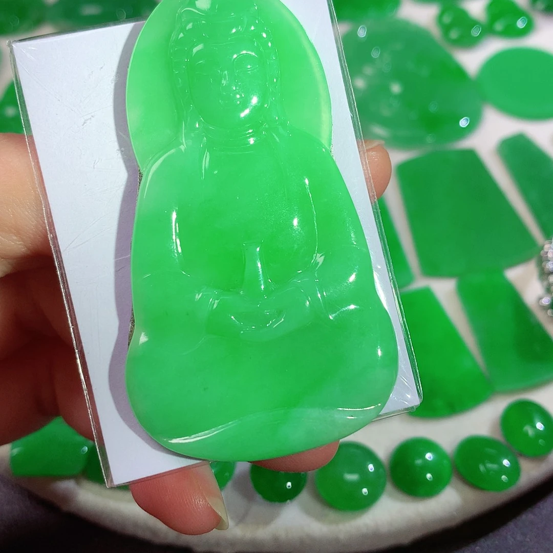 项链未镶嵌翡翠天然翡翠