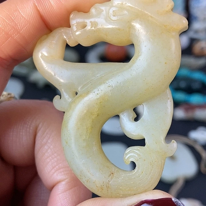 和田玉（糖玉）挂件未镶嵌