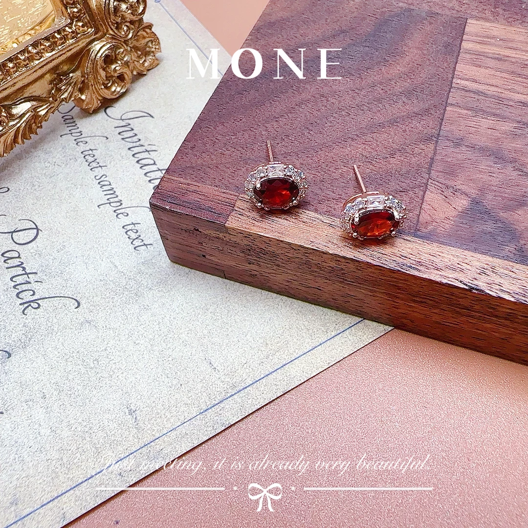 铜合金锆石耳饰 5179 法★【优雅鸽子蛋】 ALIX 爱丽斯 限定 耳钉