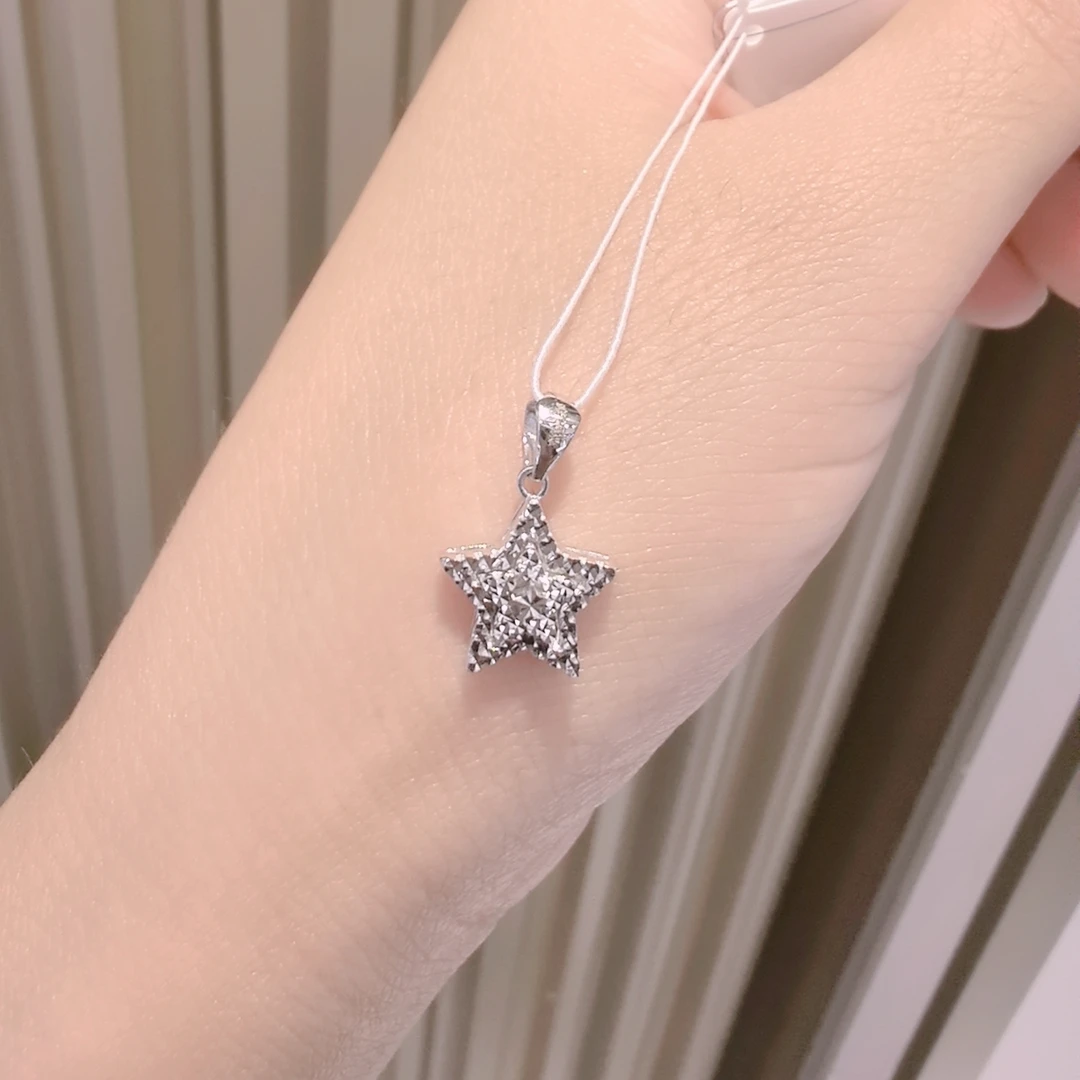 铂金PT950星星铂金吊坠简约时尚精致百搭铂金首饰铂金吊坠945