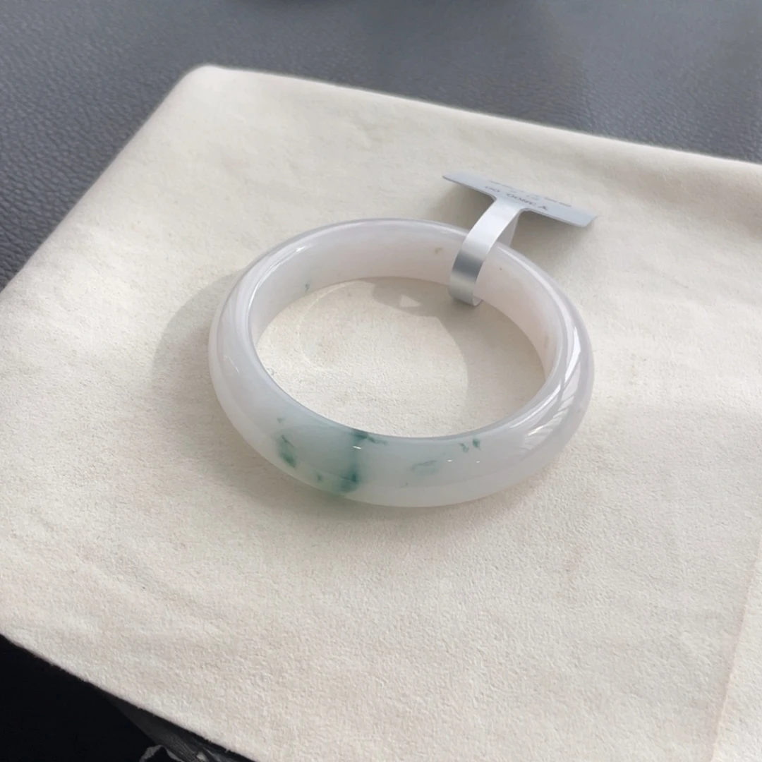 翡翠未镶嵌手镯纹51.5
