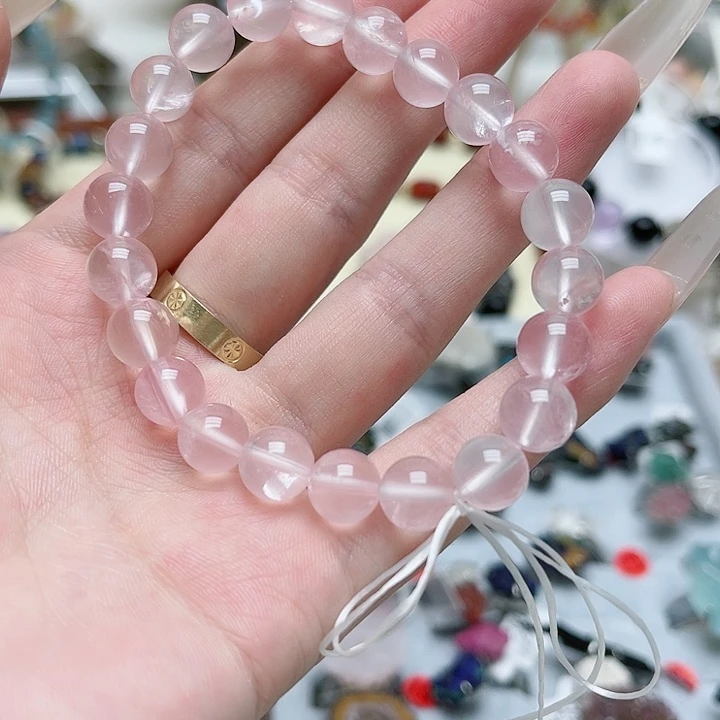 水晶手链未镶嵌粉水晶