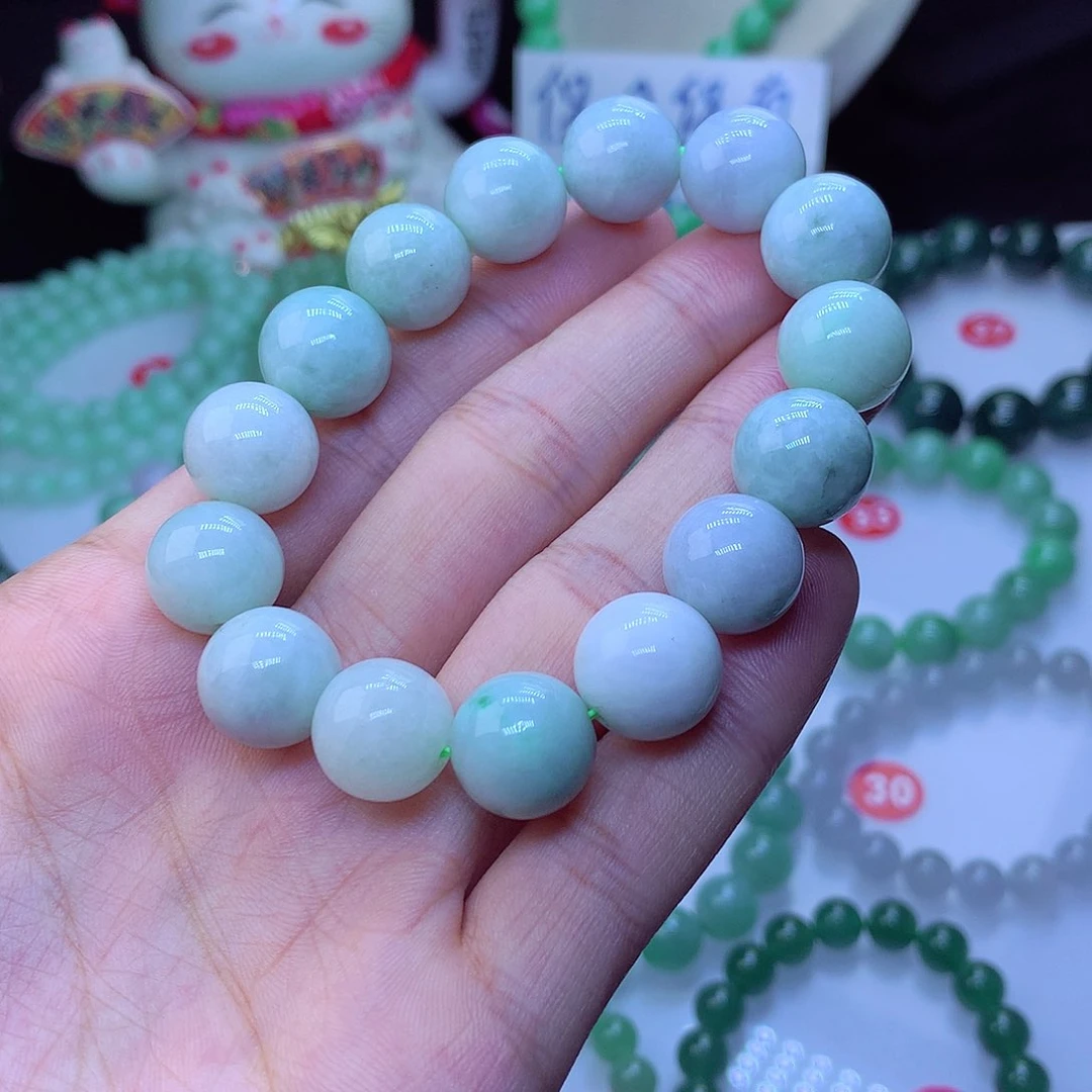 翡翠毛衣链未镶嵌