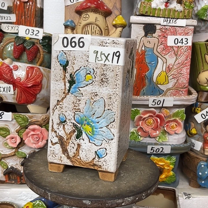 粗陶材质多肉花盆