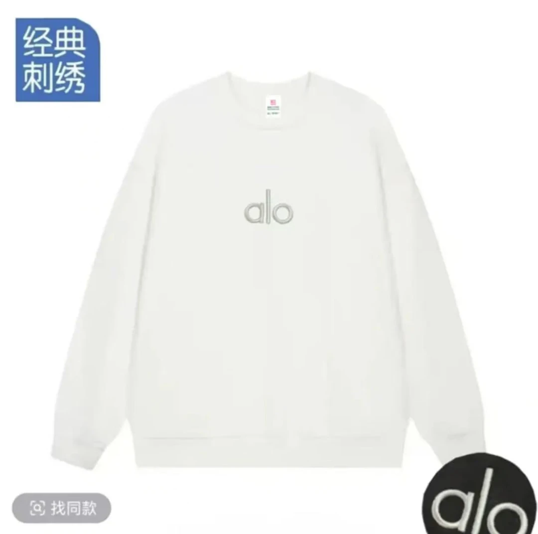 【万针刺绣】男女情侣款青春设计感情侣INS圆领卫衣-ALO