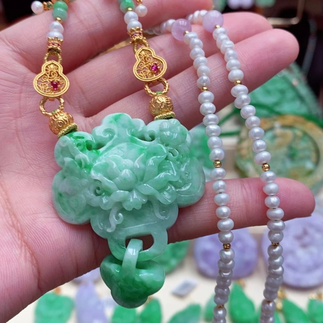 颈饰未镶嵌翡翠翡翠吊坠