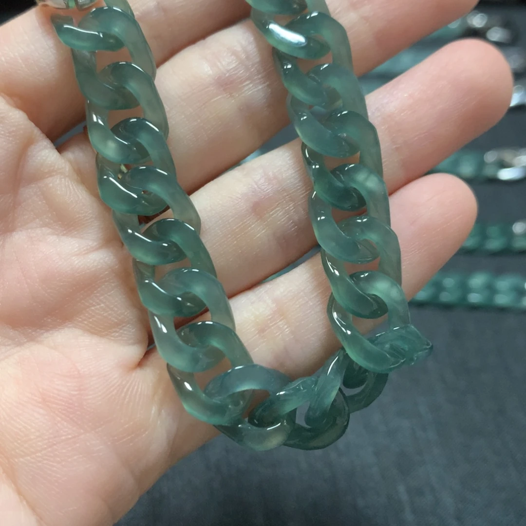 未镶嵌定制翡翠翡翠手链6666