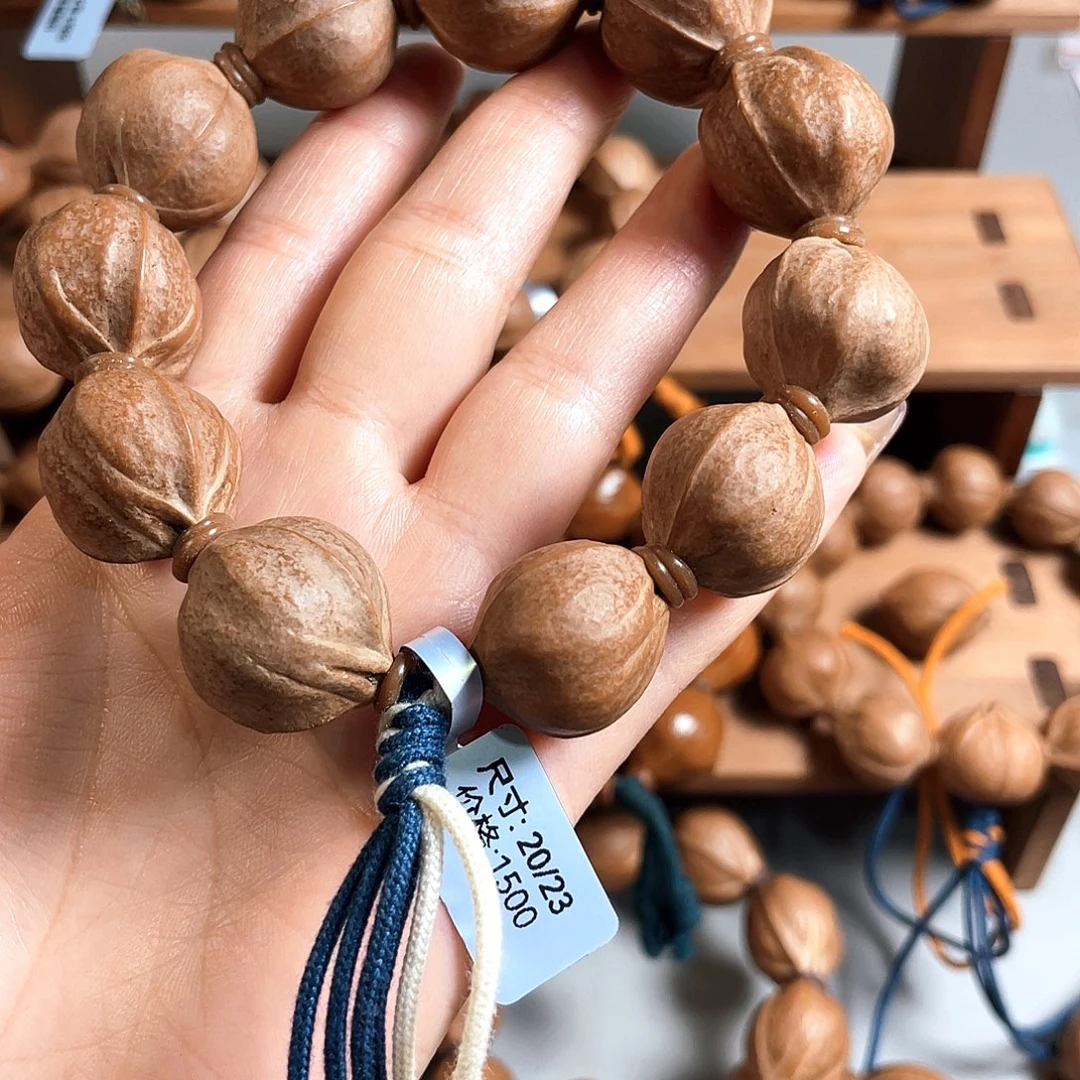 创***丛橄榄核手串/手链20:23梅林铁核