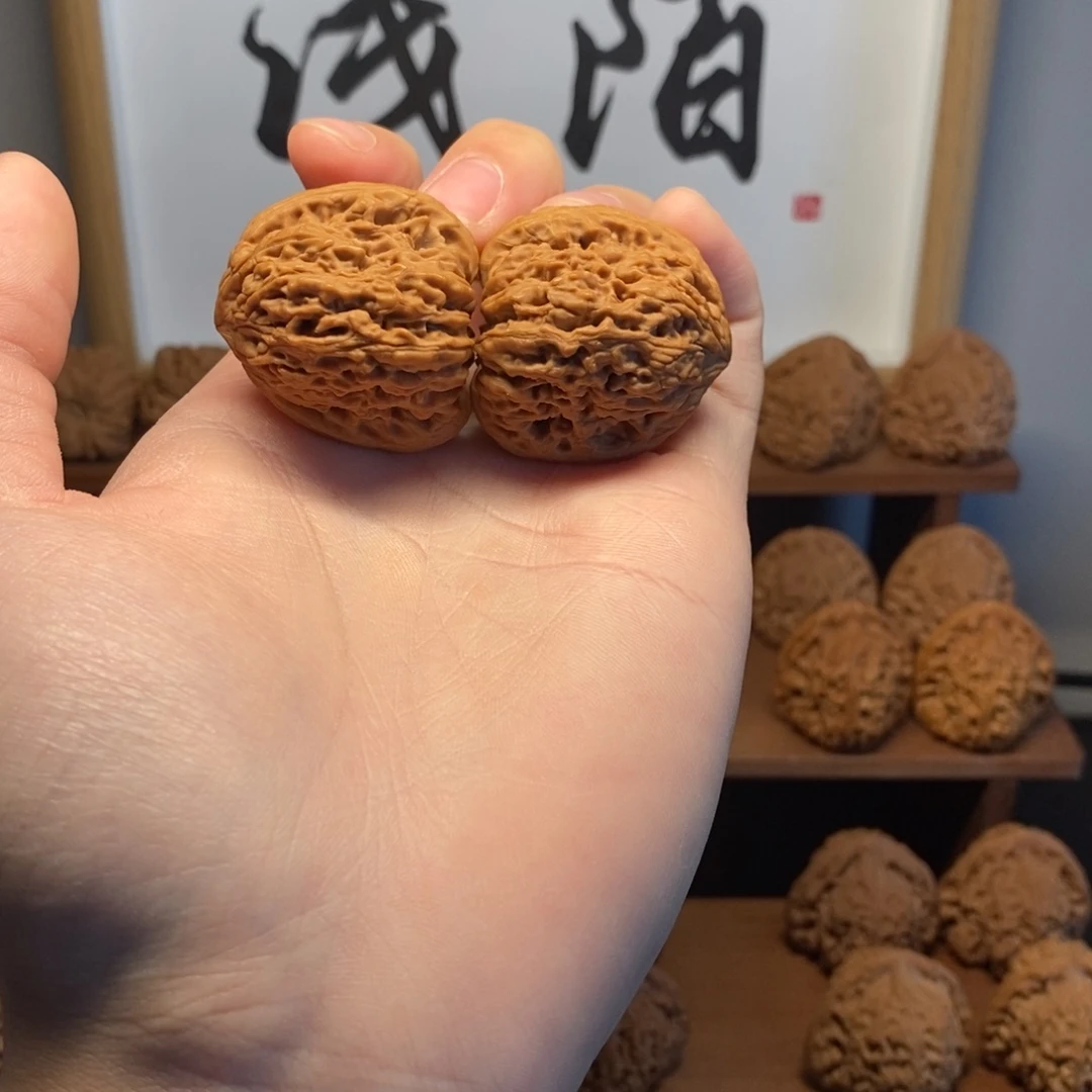 核桃南疆石35尺全品对歪鹰嘴