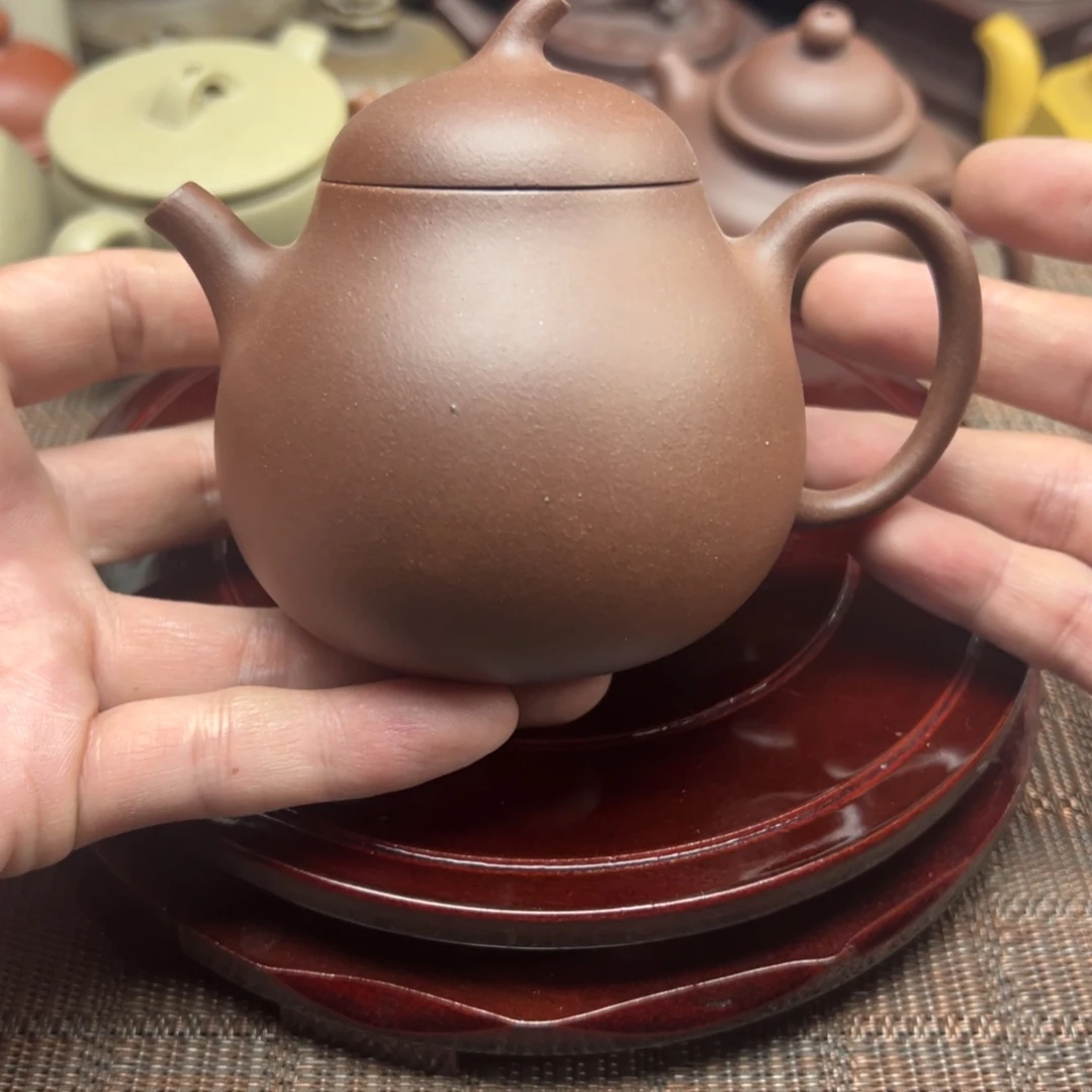 茶壶紫砂宜兴原矿紫砂壶200毫升容量