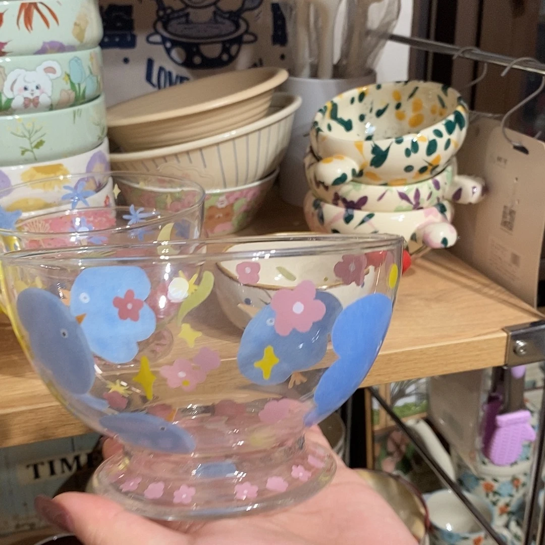 陶瓷小胖鸟碗一个