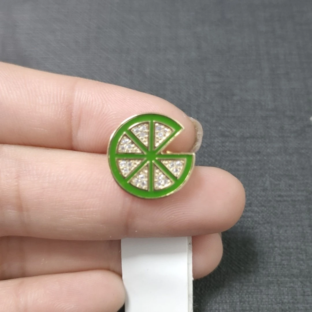 铜合金胸针 MN212迷你清新小柠檬胸针