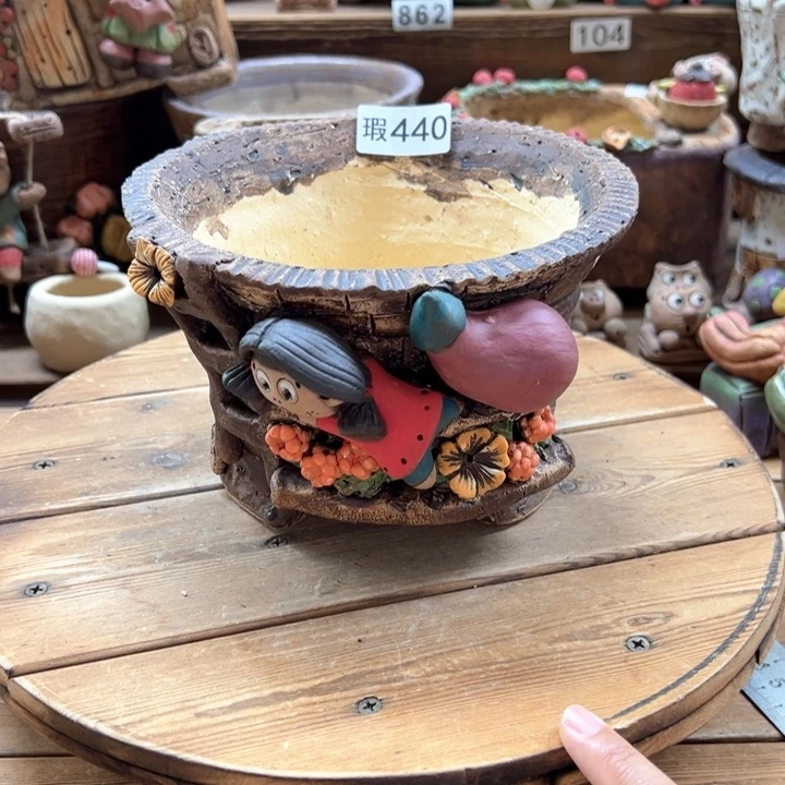 嘻哈微瑕多肉花盆百搭