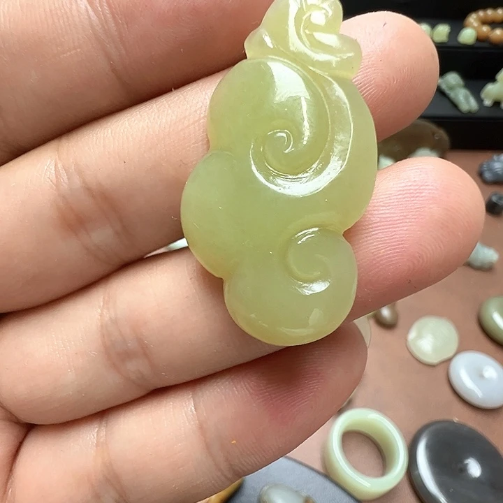 未镶嵌和田玉（糖玉）珠宝半成品筷*