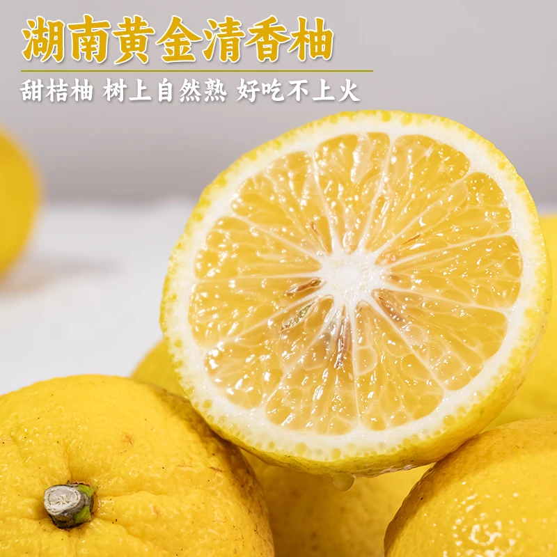 每天水果优选湖南黄金清香柚当季新鲜清甜整箱包邮
