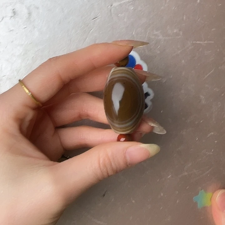 佛***照玛瑙/玉髓未镶嵌颈饰