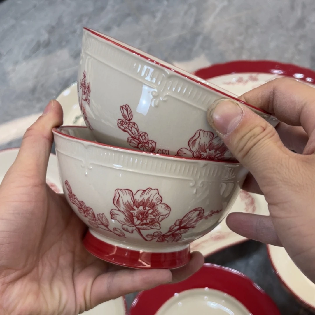 陶瓷微瑕餐具介意勿拍，满18飞！