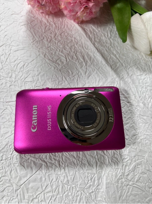 99新 Canon/佳能 IXUS115粉色1200万像素自带磨皮滤镜复古色调