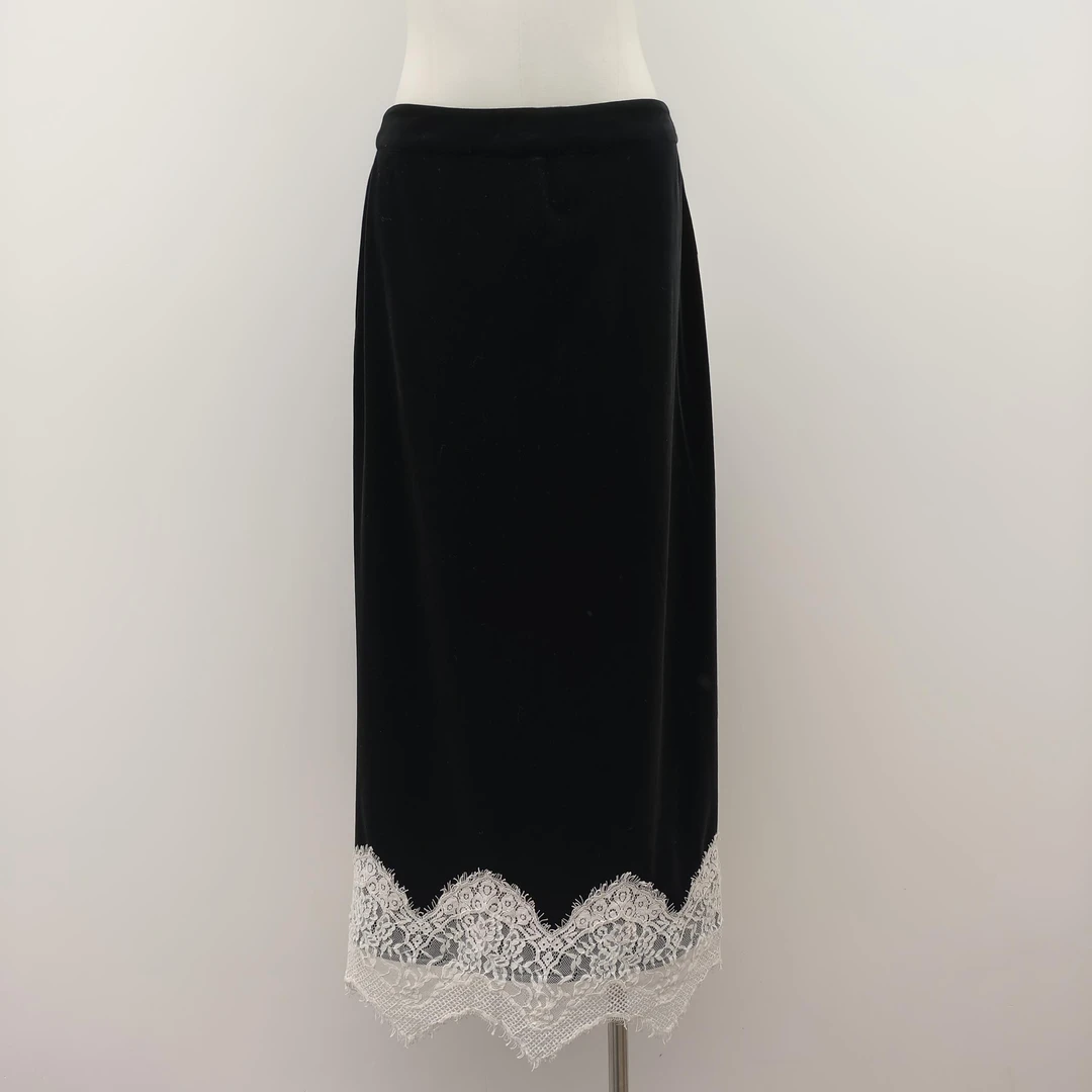 25秋冬款丝绒半身裙F7106