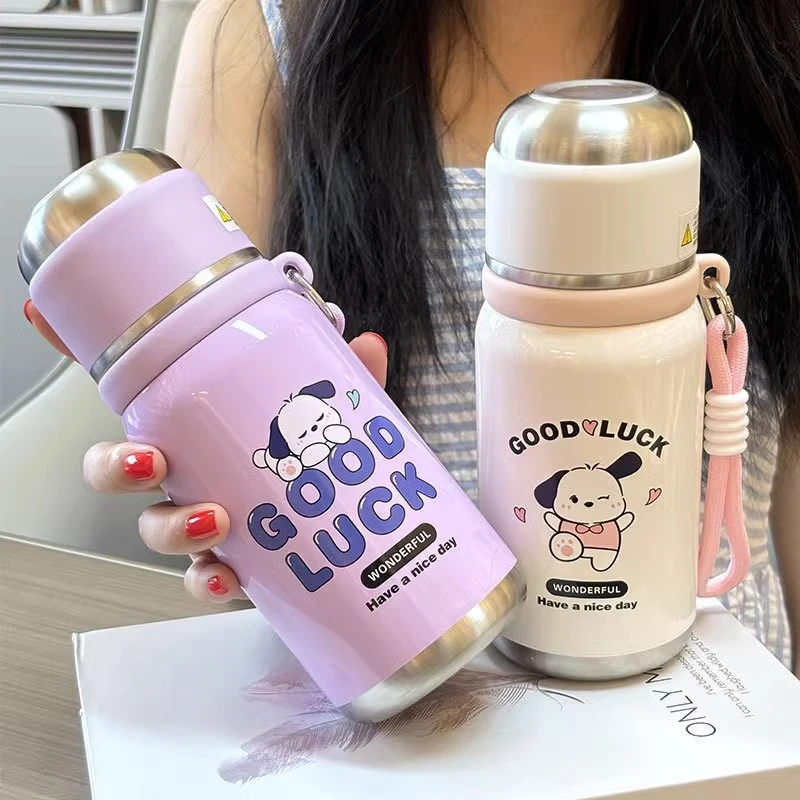 爆款高颜值水杯316不锈钢保温杯便携可爱女生杯子学生家用喝水杯