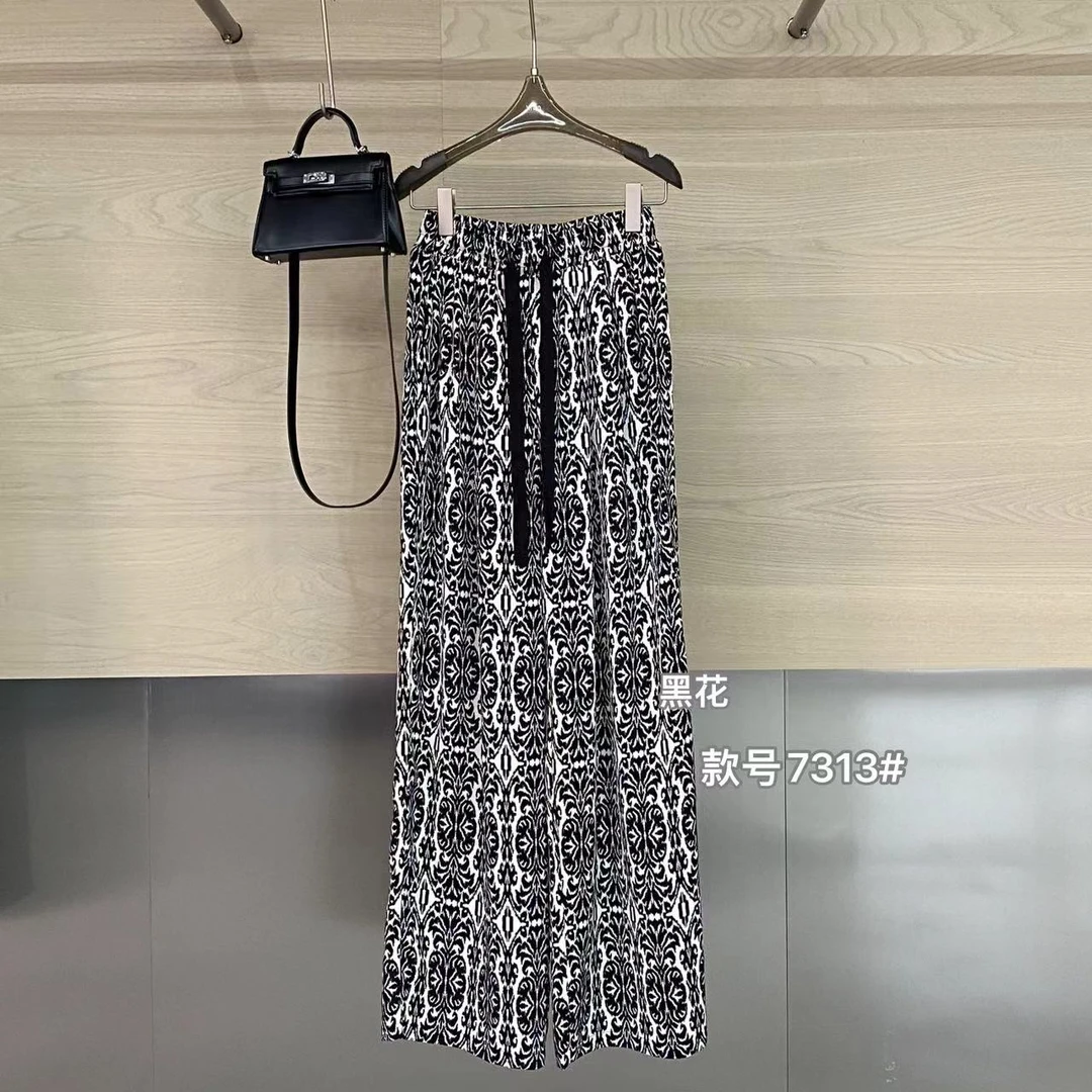 鑫然Kiki 时尚设计感度假花裤 7313 潇家（F）