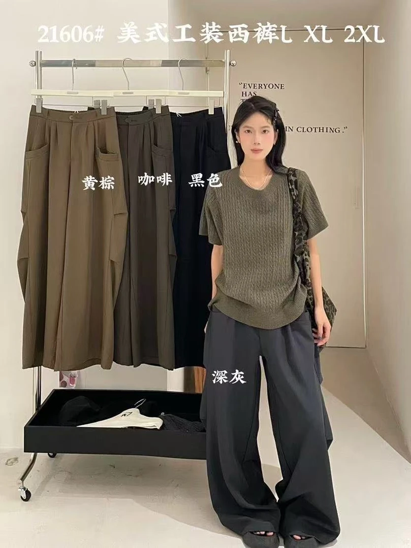 叨叨推荐款 D7#21606#美式工装西裤 FL