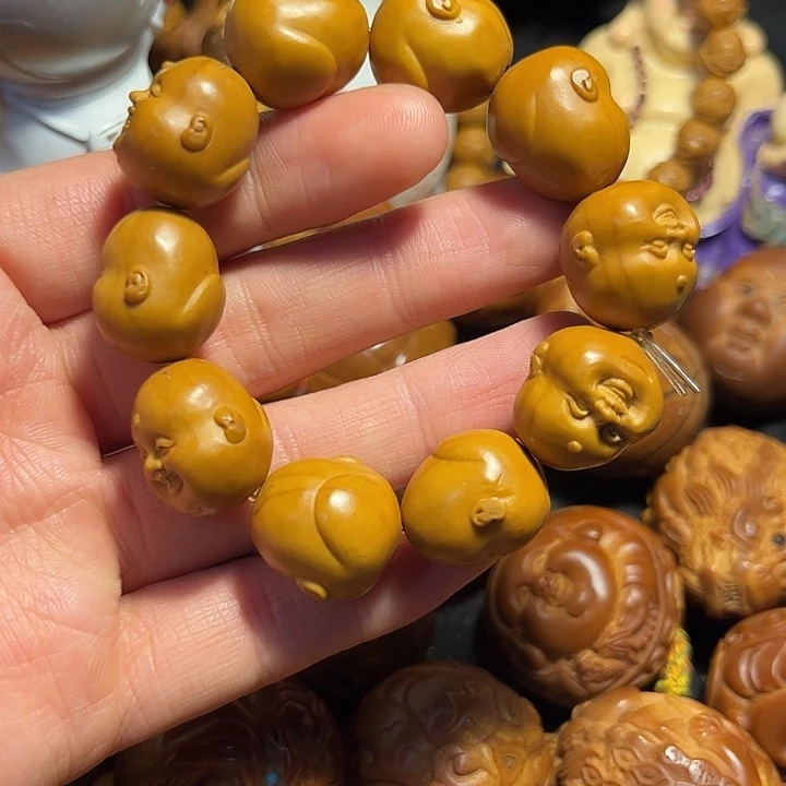 橄榄核手串/手链十分开心