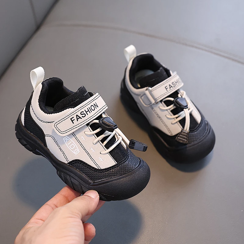 男童帅气运动鞋春秋新款儿童透气防滑老爹鞋女宝宝软底学步鞋休闲