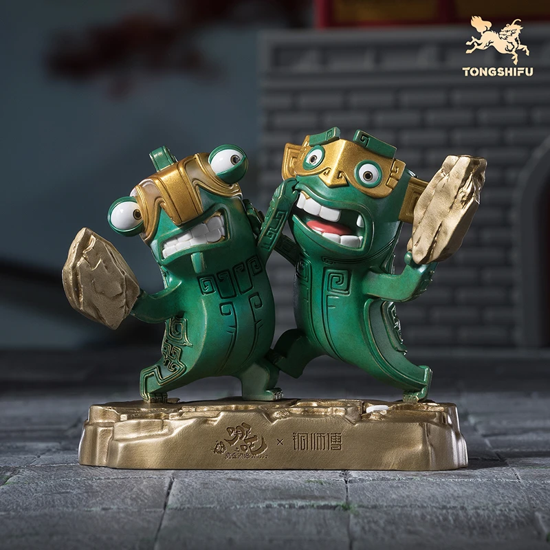 铜师傅《哪吒之魔童闹海》正版授权 互殴结界兽 国潮文创纪念品摆件
