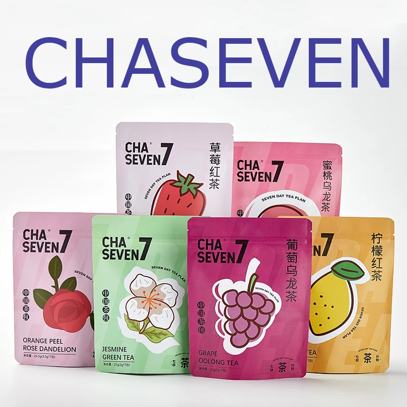 【熹熹组合饮品4-1】chaseven乌龙茶绿茶红茶咖啡西梅独立便携包装