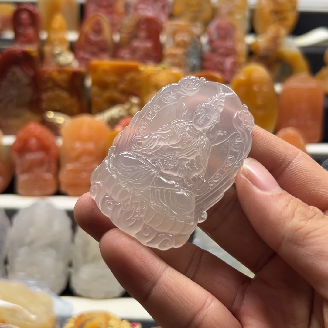 石英质玉（黄龙玉）黄龙玉未镶嵌非***着