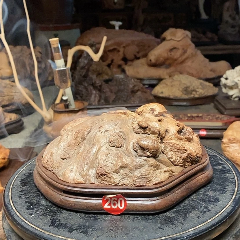 【闪购商品】260号荔枝木香炉工艺