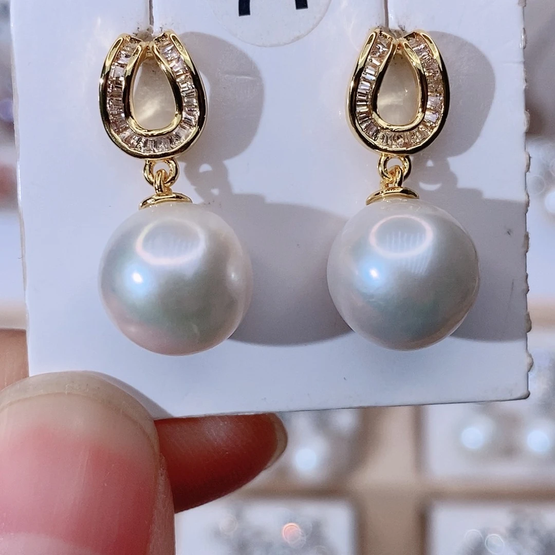 颈饰银S925镶嵌淡水珍珠