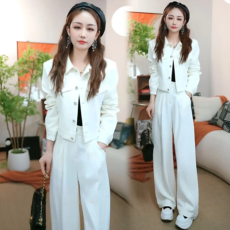 气质时尚套装女2025春秋季新款时髦运动服韩版洋气显高显瘦两件套