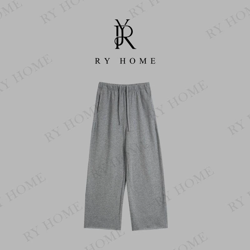 【容雨RYHOME】休闲运动风松紧腰显瘦百搭阔腿裤252K2603