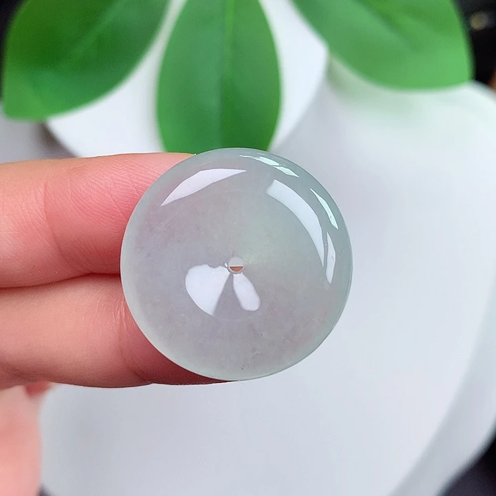 颈饰未镶嵌翡翠平安扣 24x5.4mm