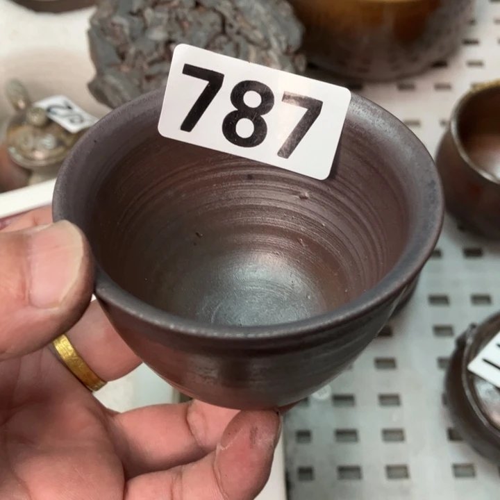 柴烧杯子与宝瓶大放漏