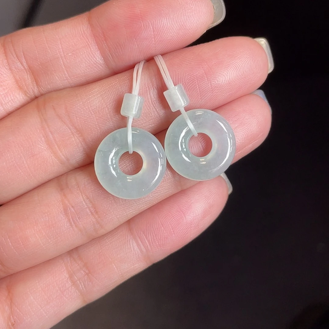 翡翠未镶嵌耳饰111111