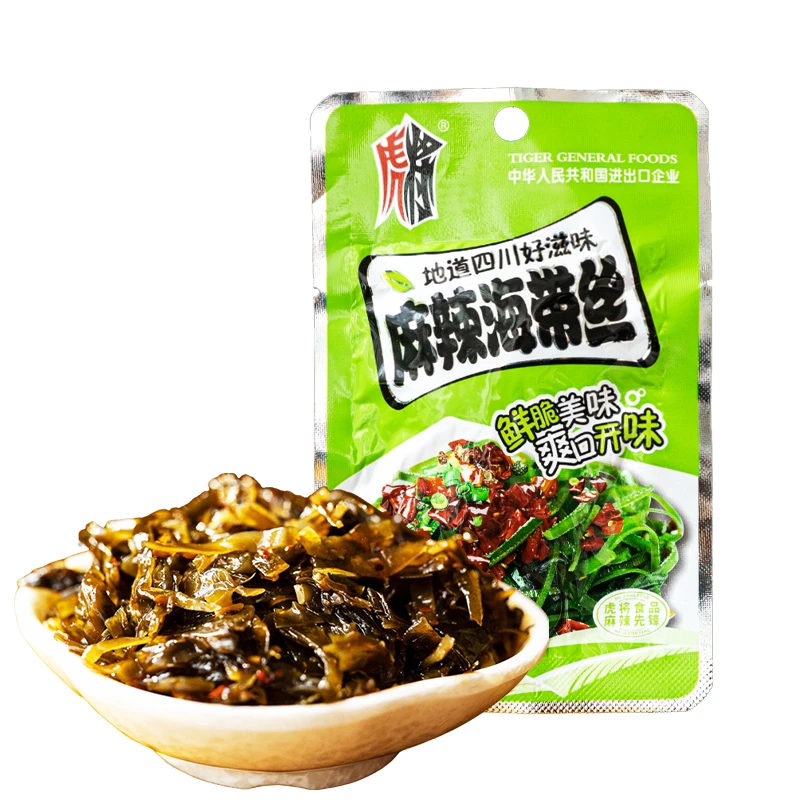 虎将麻辣海带丝22g/小袋装香辣裙带菜开袋即食下饭菜早餐佐餐小菜