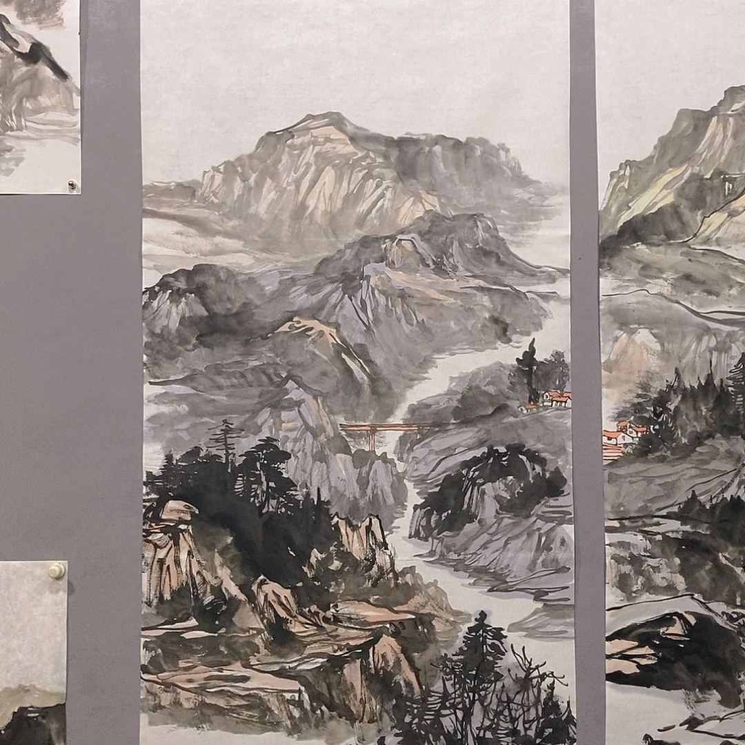 国画刘加强老师作品